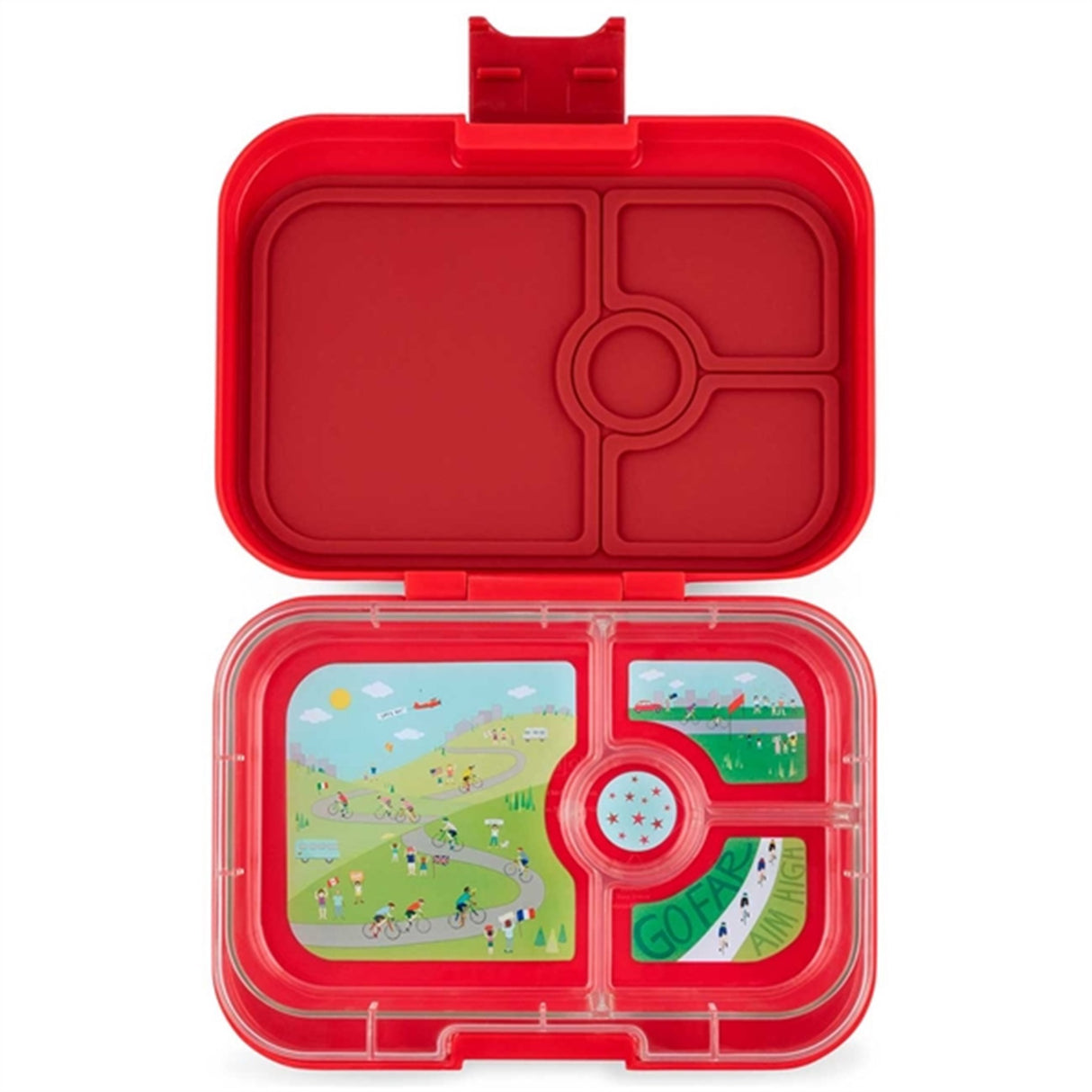 Yumbox Panino 4 Rum Lunchbox Wow Red