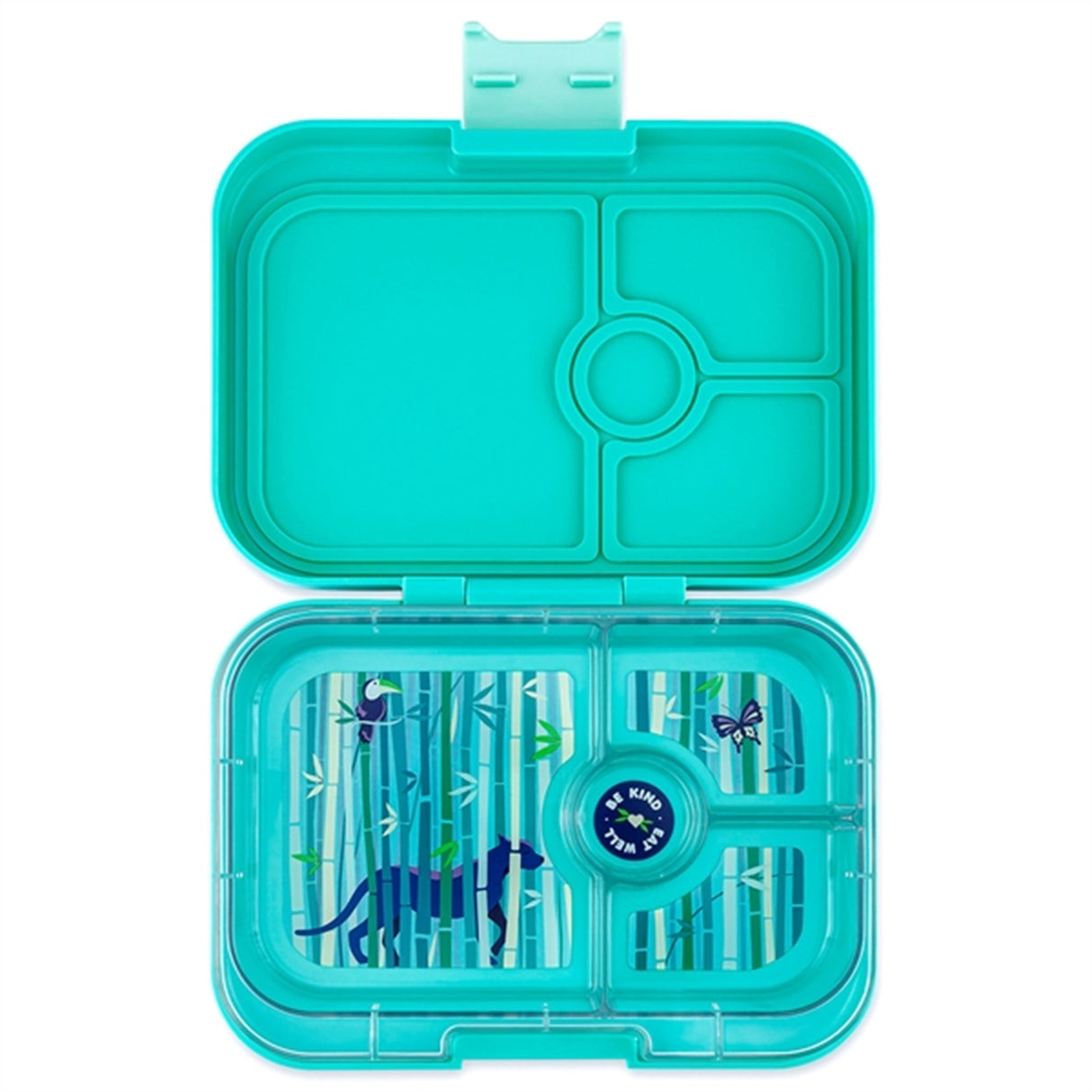 Yumbox Panino Lunchbox 4 Sections Tropical Aqua Panther