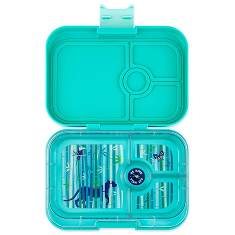 Yumbox Panino Lunchbox 4 Sections Tropical Aqua Panther