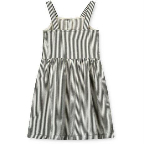 Liewood Y/D Stripe Whale Blue/Creme De La Creme Zia Stripe Dress 2